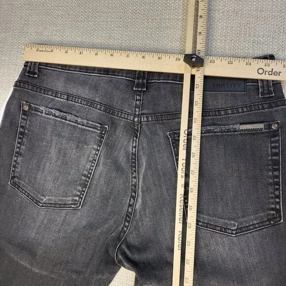 Fidelity Men's Hendrix Denim Indie Skinny Steel Wash Jeans 31x32 NWT $195 - Picture 10 of 14